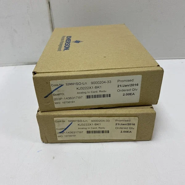 EMERSON KJ3222X1-BK1 AI 8-Channel 4-20MA HART