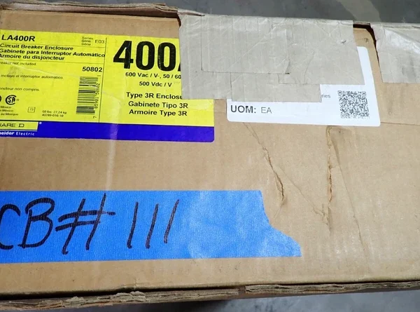 NEW Square D Circuit Breaker Enclosure LA400R 400A 600VAC Outdoor 3R Enclosure