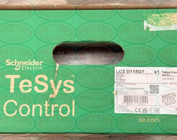 Schneider Electric LC2D115G7 115A 120V Reversing Contactor New In Box USA Stock