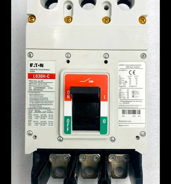 Eaton LGH3630NNWC Molded Case Circuit Breaker Frame ~ 600 Amp - Unused Surplus