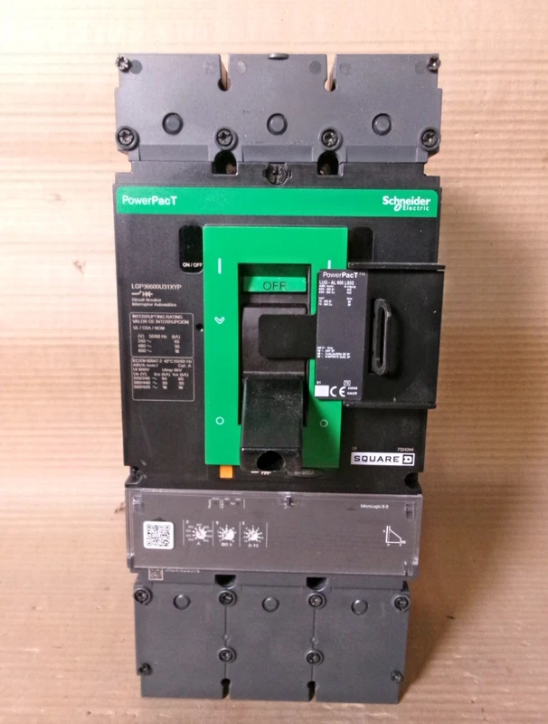 NEW Square D PowerPact? LGP36600U31XYP 3 Pole 600 Amp 600V Circuit Breaker NNB 2 LGP36600U31XYP 0