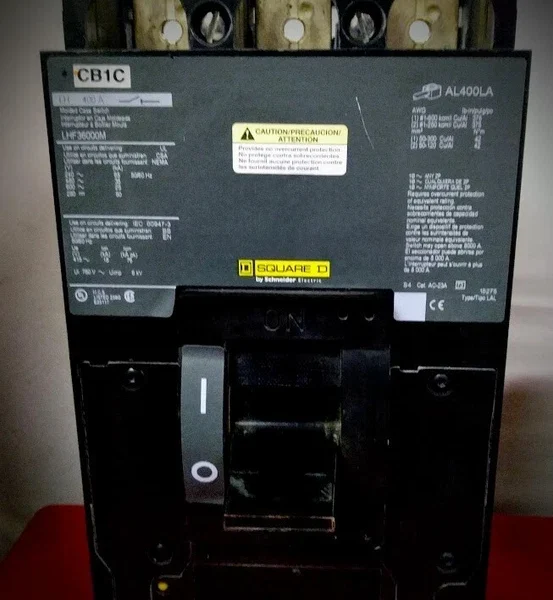 SQUARE D LHF36000M 400 amp 600 volt 3 Pole Circuit Breaker SHIPS SAME DAY