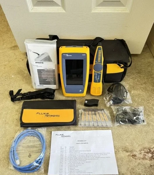 Fluke Networks LIQ-Kit LinkIQ Tester & Intellitone Pro 200 Cable Network Tester