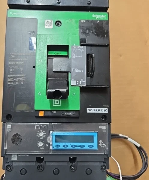 New Square D LJA36400CU53XEHACSAYH3YP PowerPact Circuit Breaker 400A 3P 600V