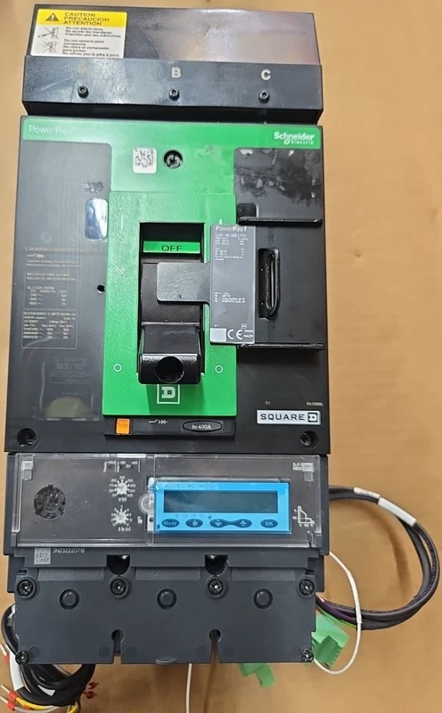 New Square D LJA36400CU53XEHACSAYH3YP PowerPact Circuit Breaker 400A 3P 600V 2 LJA36400CU53XEHACSAYH3YP 0