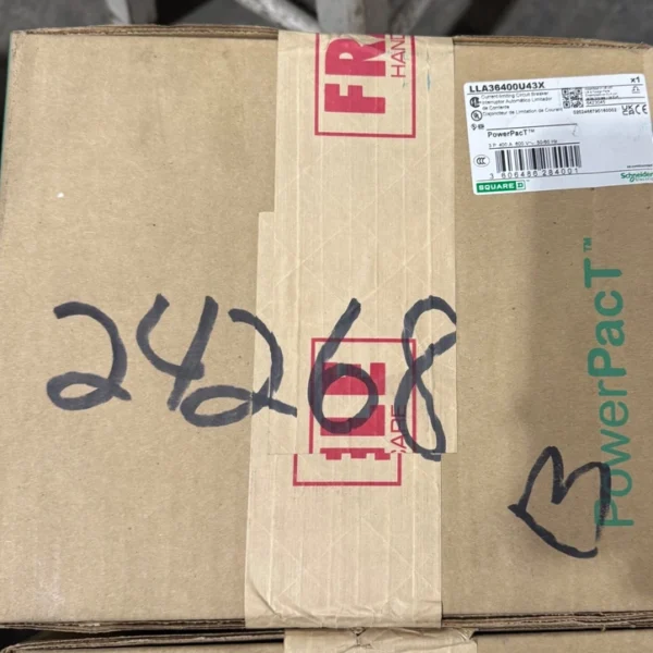 New Square D LLA 400 LLA36400U43X 3 Pole 400 Amp 600V CIRCUIT Breaker