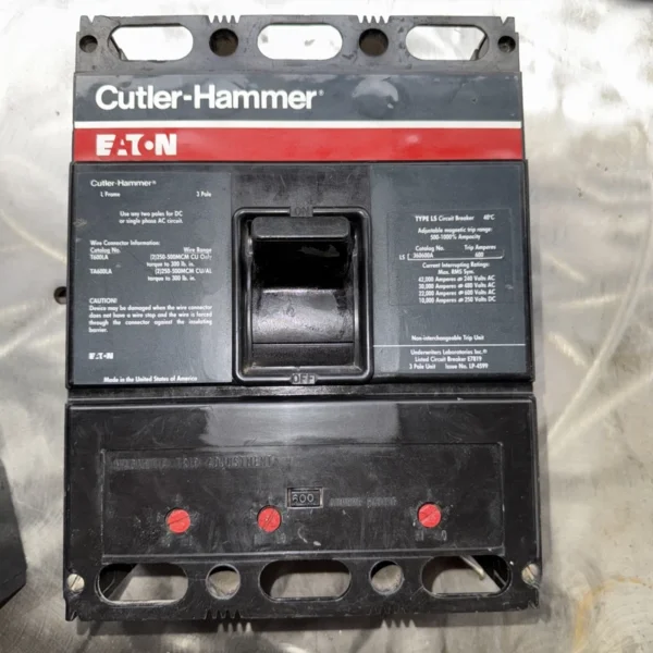 Cutler Hammer LS360600A Molded Case Circuit Breaker 600 Amp