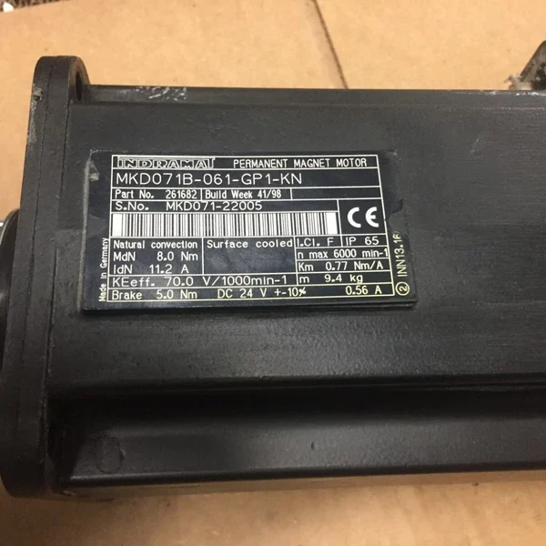 permanent magnet moto r MKD071B-061-GP1-KN