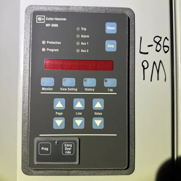 Cutler Hammer MP-3000 Motor Protection Relay 66D2032GX1 Working Take Out Used