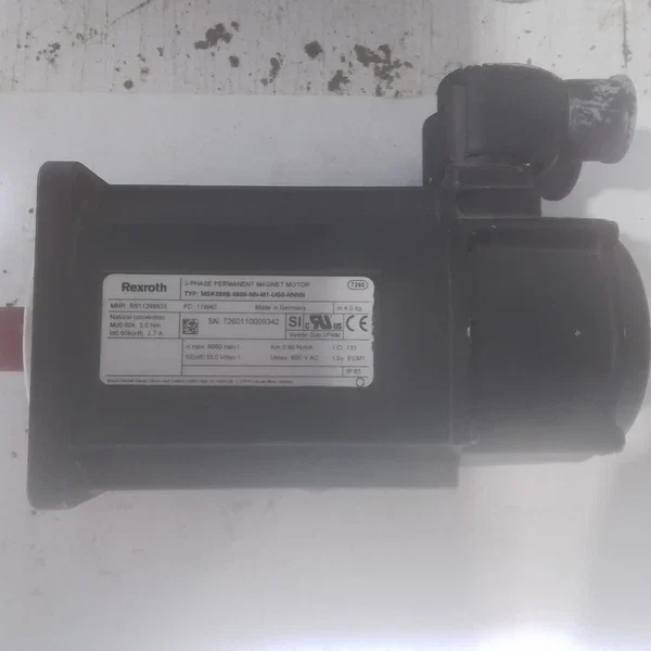 Rexroth MSK050B-0600-NN-M1-UG0-NNNN 3-Phase Permanent Magnet Motor (F7B)