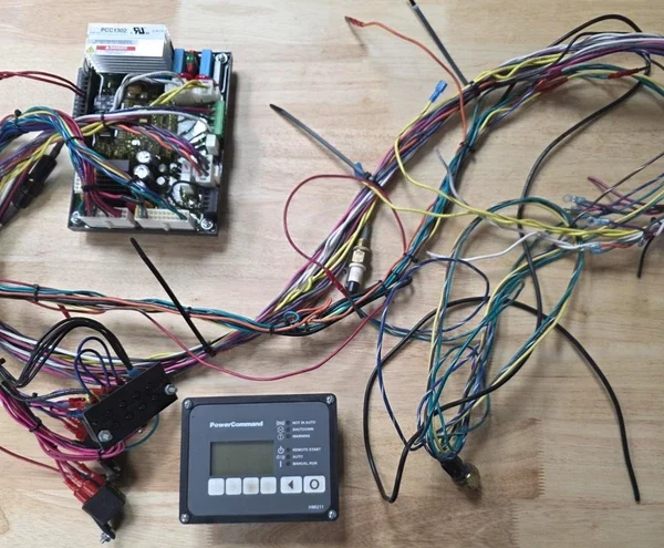 Cummins Power Command HMI211 Control Board and Generator Control Board PCC1302
