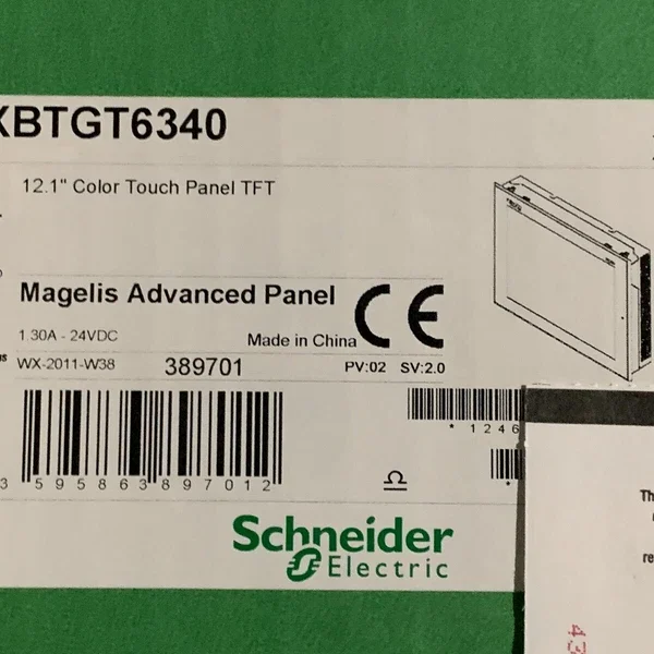 Schneider Electric XBTGT6340 Magelis HMI 12.1" Color Touch Panel TFT Sealed Box
