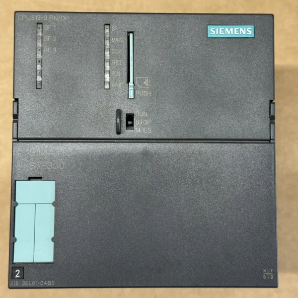 Siemens 6ES7 318-3EL01-0AB0 Simatic S7-300 CPU Central Processing Unit, Used