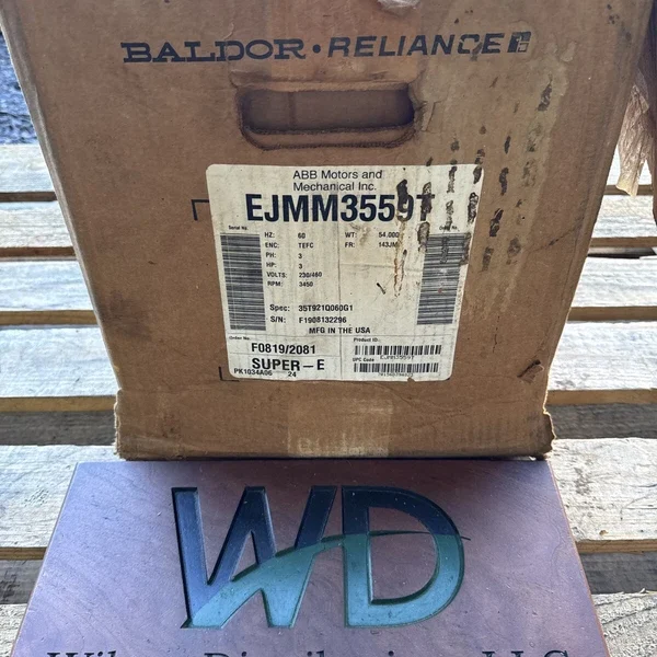 EJMM3559T, Baldor, 3HP, 3600 Rpm, 230/460V, 145JM, Pump, 35T921Q060G1