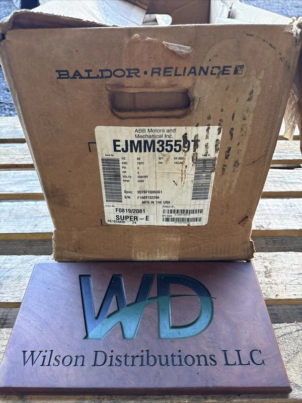 EJMM3559T, Baldor, 3HP, 3600 Rpm, 230/460V, 145JM, Pump, 35T921Q060G1 2 35T921Q060G1 0