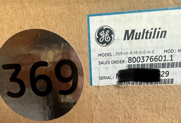 New In The Box 369-HI-R-M-0-E-H-E by GE Multilin Motor Management Relay 369