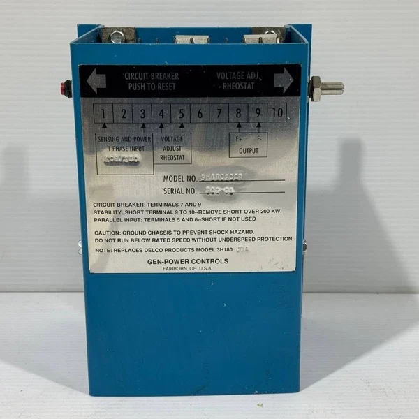 DELCO 3H18020AR VOLTAGE REGULATOR 1 PHASE 208-240V 60Hz REMANUFACTURED