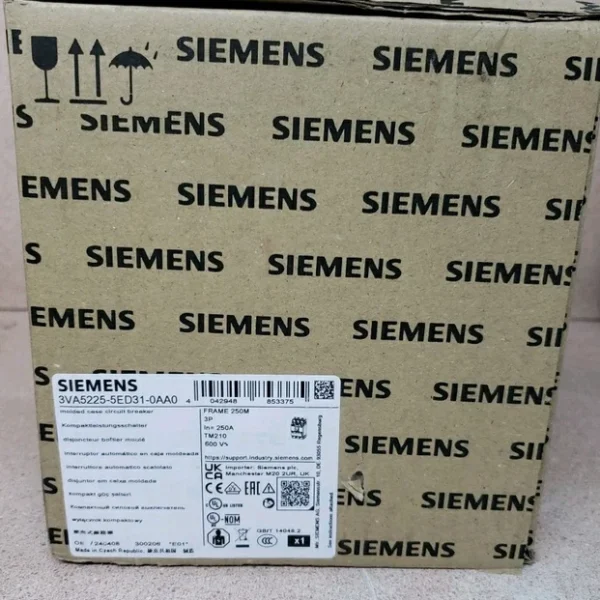 1) NEW Siemens 3VA5225-5ED31-0AA0 Molded Case Circuit Breaker