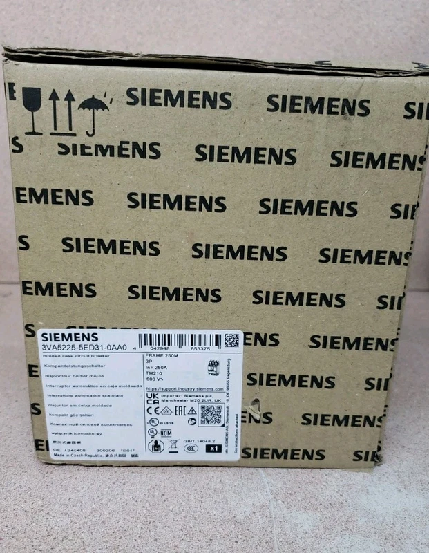 1) NEW Siemens 3VA5225-5ED31-0AA0 Molded Case Circuit Breaker 2 3VA5225 5ED31 0AA0 0