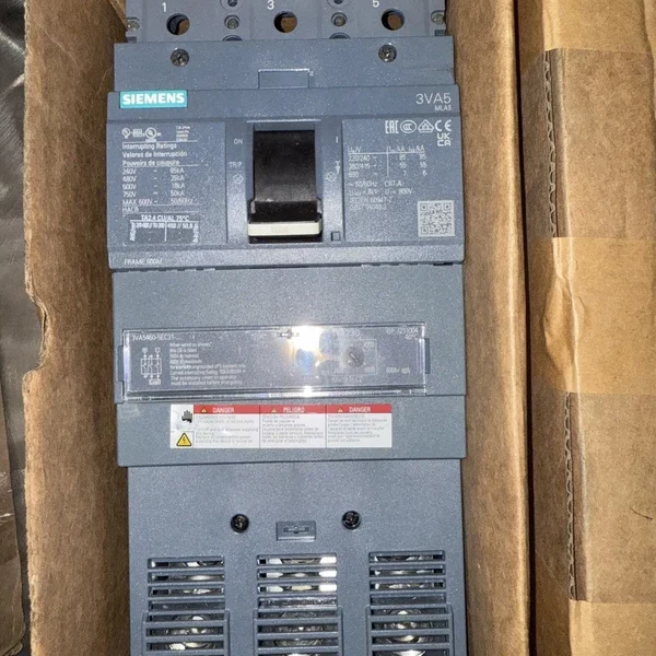 Siemens 3VA 3VA5460-6EC31-0AA0 3 Pole 600 Amp 600V Circuit Breaker New & Sealed