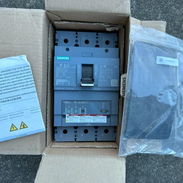 SIEMENS 3VA6340-6HL31-0AA0 3VA6 400A 600V AC 3P 400 AMP Circuit Breaker BRANDNEW