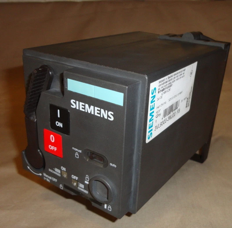 SIEMENS 3VL9300-3MJ00 FB MANUAL ELECTRIC MOTOR STARTER BREAKER 24VDC NEW 2 3VL9300 3MJ00 0