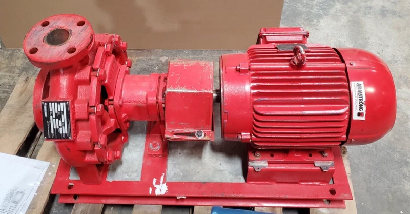 Armstrong IVS 4030-3x2x10-4p-10hp Suction Pump W/ WEG 01018ET3E215TC-W22 Motor 2 4030 3x2x10 4p 10hp 0