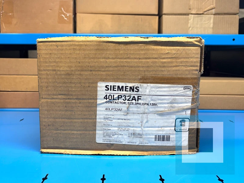 Siemens 40LP32AF Magnetic Contactor 200hp, Size 5, 3PH, Open, 120V - NEW IN BOX 2 40LP32AF 0