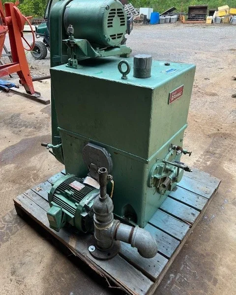 VINTAGE STOKES 412-11 Microvac Vacuum Pump 10 HP, 4" Inlet With Spare Motor,