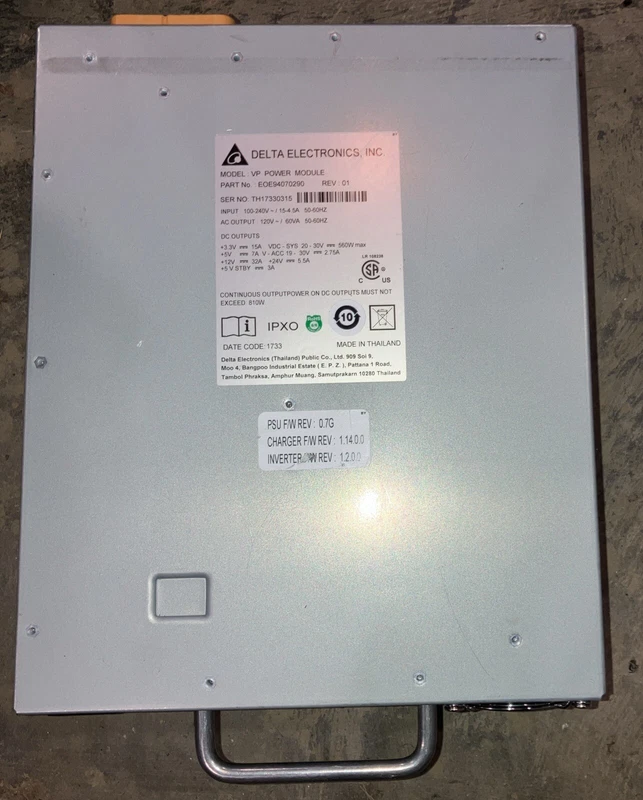 Delta Electronics EOE94070290 VP Power Module EPIQ 5 Philips 45356143566A TESTED 2 45356143566A 0