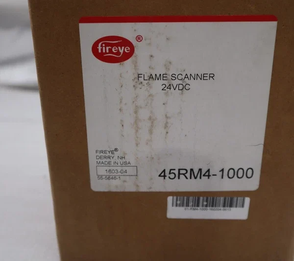 FIREYE 45RM4-1000 UV FLAME SCANNER 24VDC INFRARED SCANNER NEW IN BOX STOCK G247A
