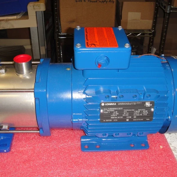 Goulds Pump Lowara motor 5HM06N22T6PBQE PLM90HMHBA/UL322 E3 open box new picture