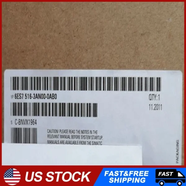 NEW Siemens 6ES7516-3AN00-0AB0 6ES7 516-3AN00-0AB0 CPU1516-3 Central processing