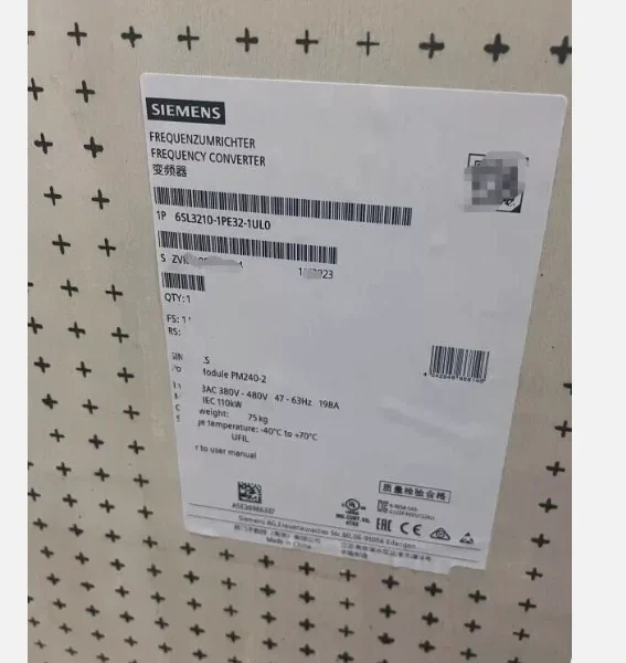6SL3210-1PE32-1UL0 1P NEW SIEMENS SINAMICS G120 Power Module 6SL3210-1PE32-1UL0