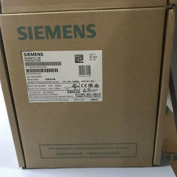 1PCS New SIEMENS Servo Driver 6SL3210-5FB12-0UF0 Fast ship with warranty#XR