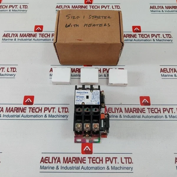 Joslyn Clark HP10U03 Motor Starter NEMA Size 1 27A 600V 7.5-10HP 3PH
