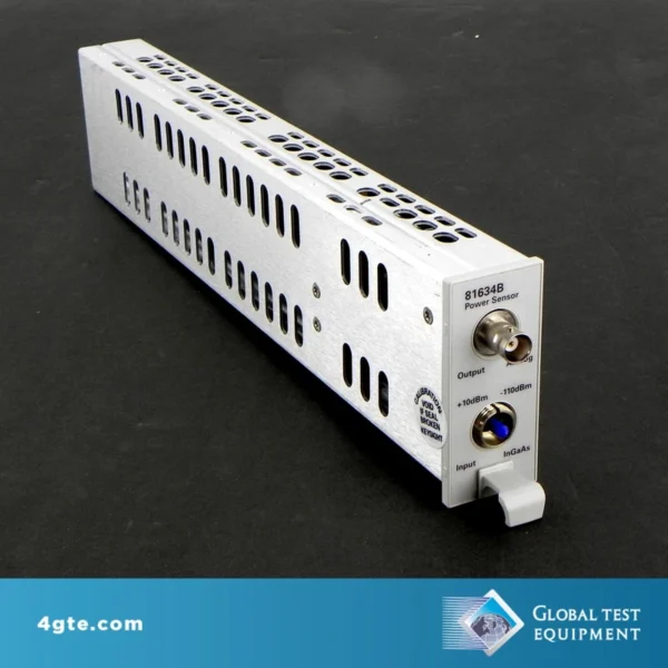 Keysight 81634B Low Polarization Dependence Optical Power Sensor OEM Calibrated