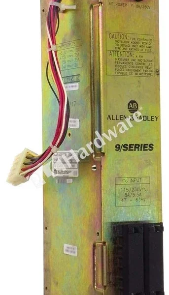Allen Bradley 8520-PS2B /A 9/Series Main Power Supply 115/230VAC 8A/5.5A 47-63Hz