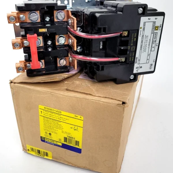 8536SEO1S Square D Size 3 Motor Starter 120 V Coil *Next Day Option* NEW