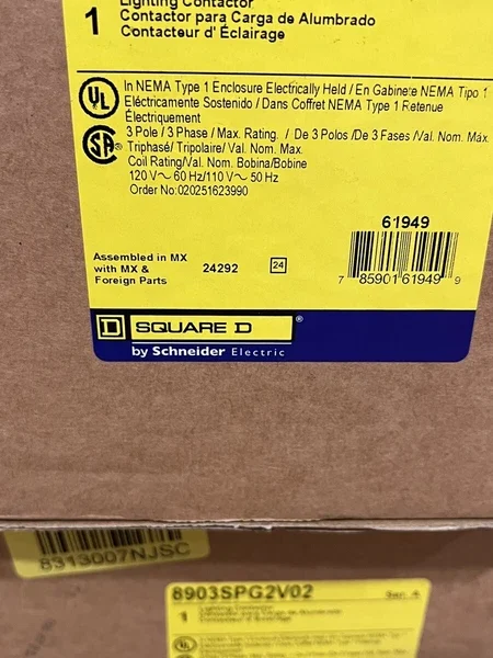 Square D 8903SPG2V02 New