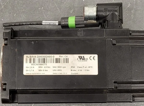 B&R 8LSA44.D0030D000-0 8LSA44D0030D000 Rev C4 Servo Motor WORKING