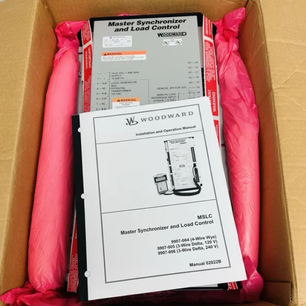 Woodward 9907-005 Rev P Master Synchronizer and Load Control Relay PLC (NEW)