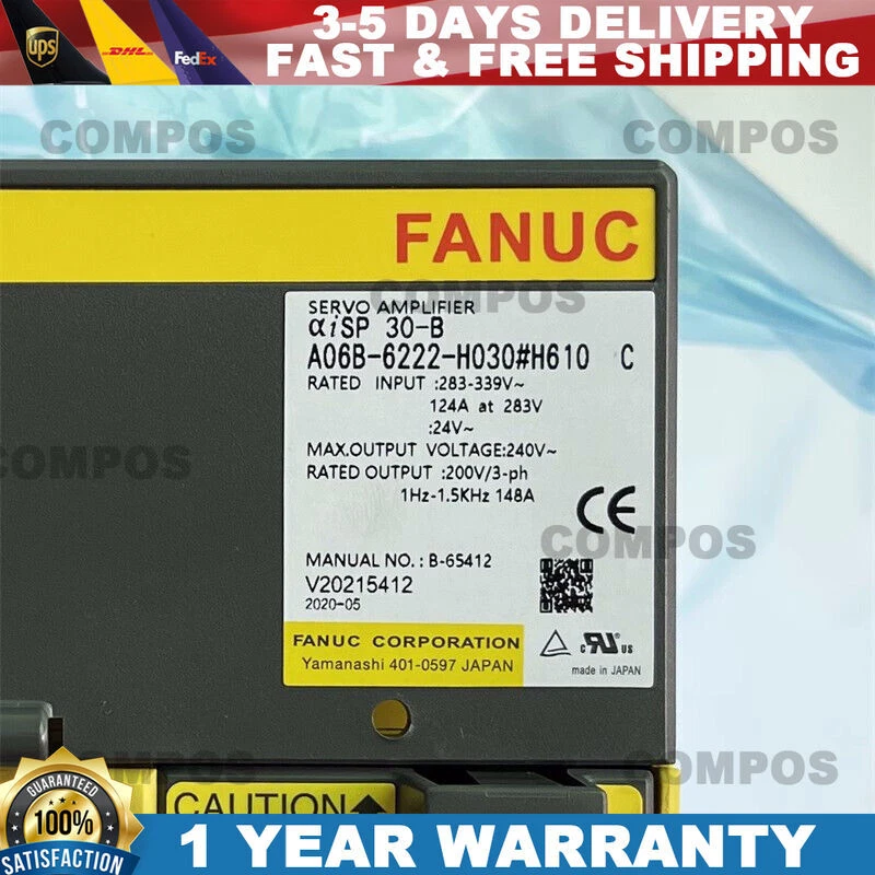 1PC New FANUC A06B-6222-H030#H610 Servo Driver A06B6222H030#H610 Expendited Ship 2 A06B 6222 H030H610 0