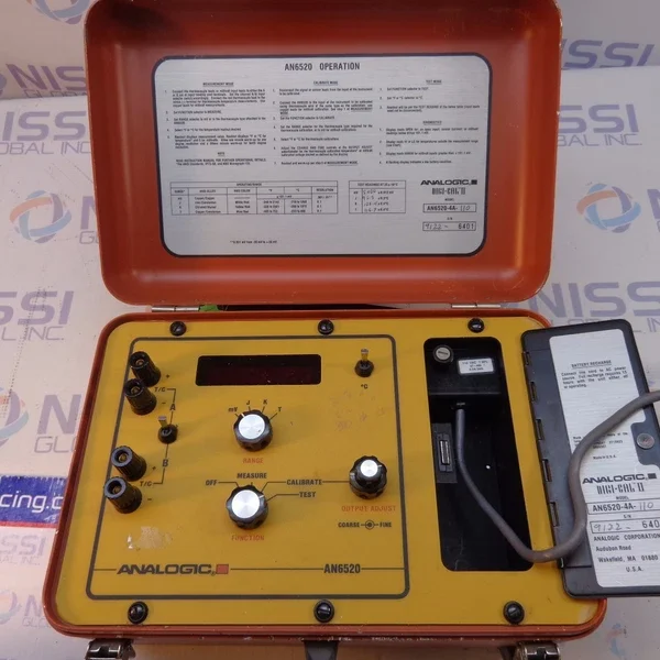 Analogic AN6520-4A-110 Digi-Val II Thermocouple Instrument Calibrator Tester
