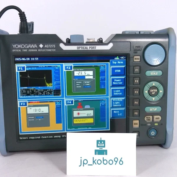 Yokogawa AQ7275 OTDR Fiber Optical Time Domain Reflectometer Testing R2992