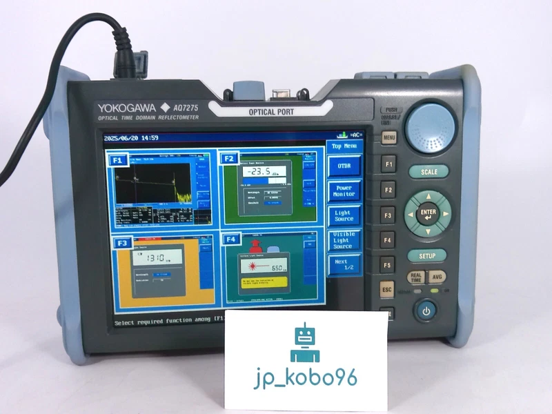 Yokogawa AQ7275 OTDR Fiber Optical Time Domain Reflectometer Testing R2992 2 AQ7275 0