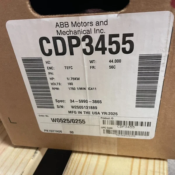 Baldor CDP3455 Electric Motor