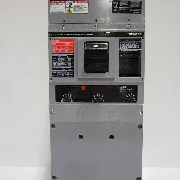 SIEMENS CJD63B400 Breaker CJD6 3P 600V 400A Black