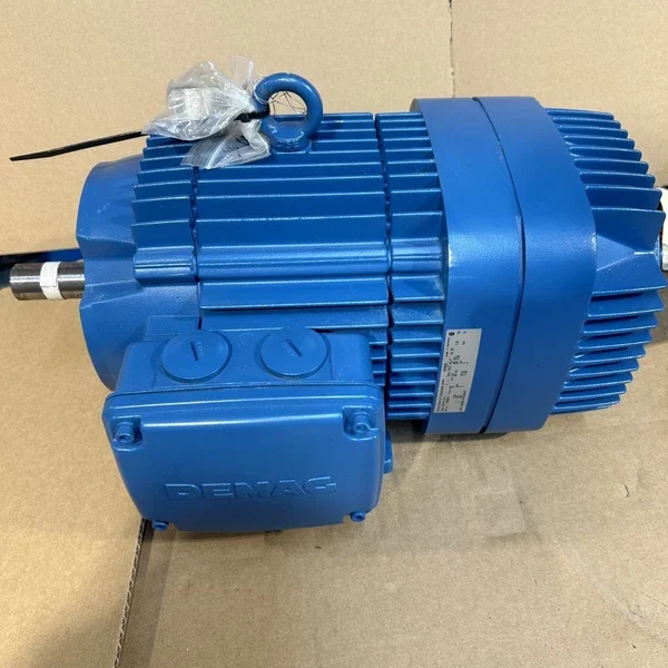 DEMAG KBA112B4 CONICAL-ROTOR BRAKE MOTOR 240/460VAC 3PH 3.75HP 1725 RPM NEW