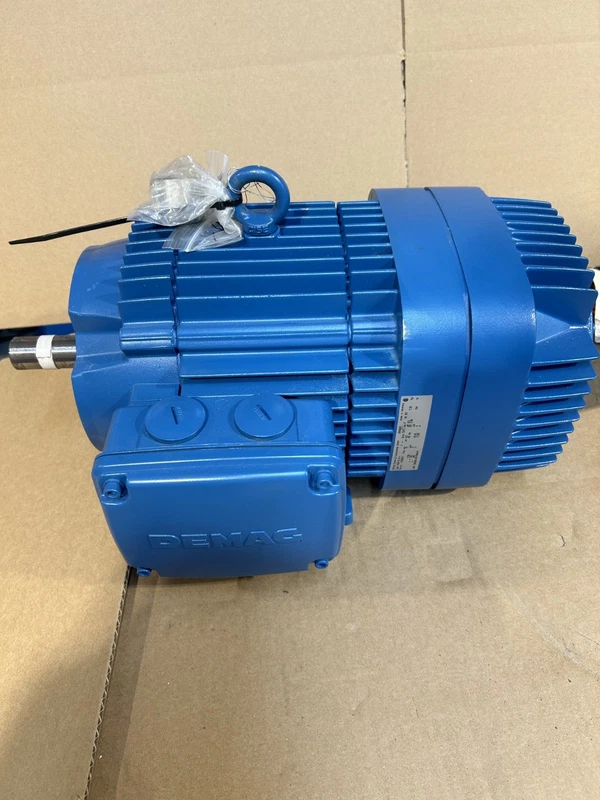 DEMAG KBA112B4 CONICAL-ROTOR BRAKE MOTOR 240/460VAC 3PH 3.75HP 1725 RPM NEW 2 CONICAL ROTOR 0